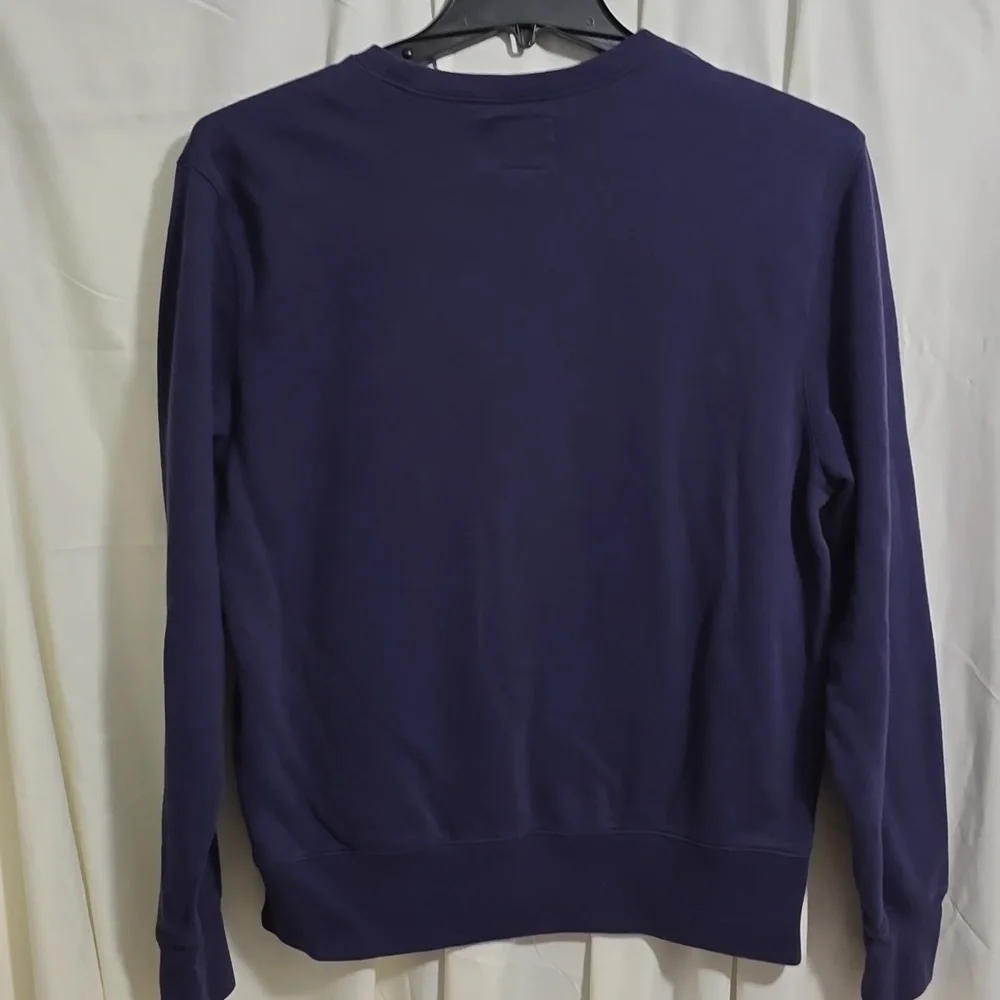 Seattle Seahawks Mens Navy Sweatshirt w/ Team Logo. Large - Picture 4 of 7